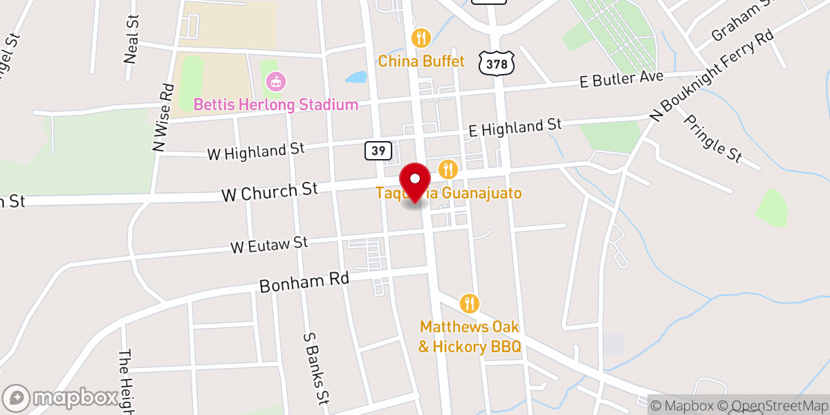 Map showing location of Iglesia Refugio Saluda