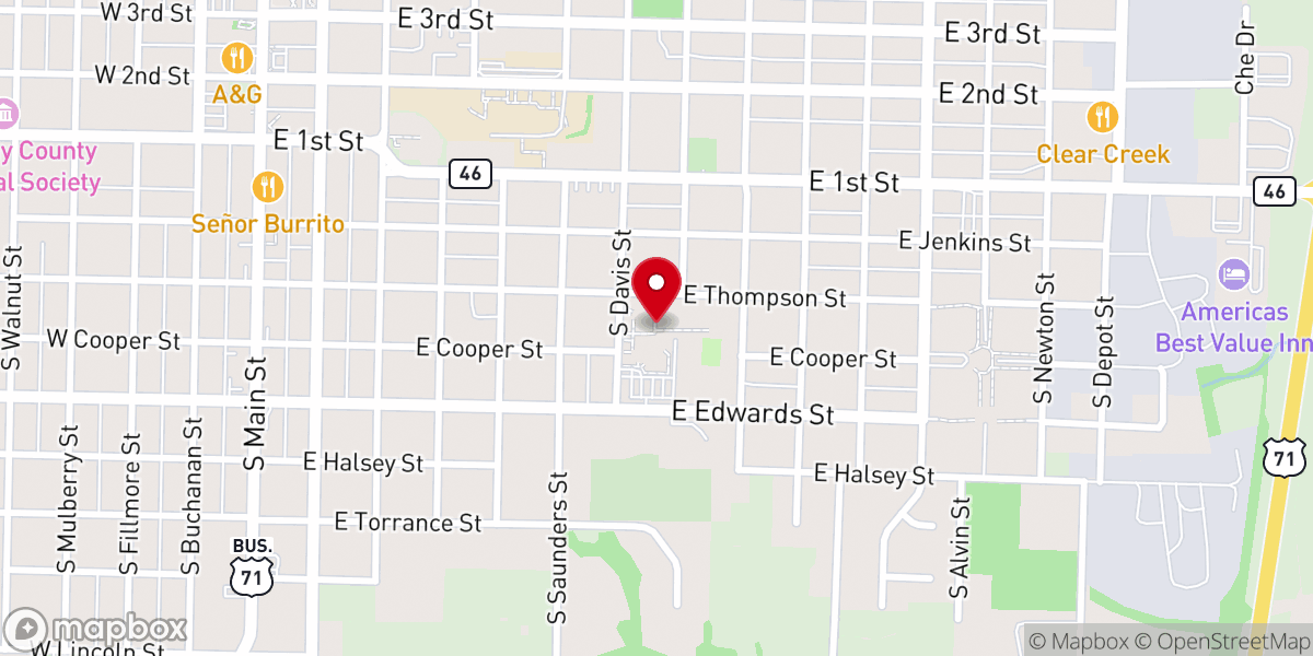 Map showing location of St Gregory Catholic School
