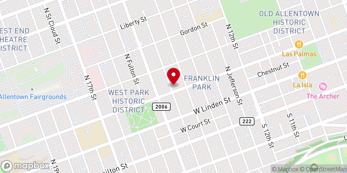 Map showing location of Ripple Church