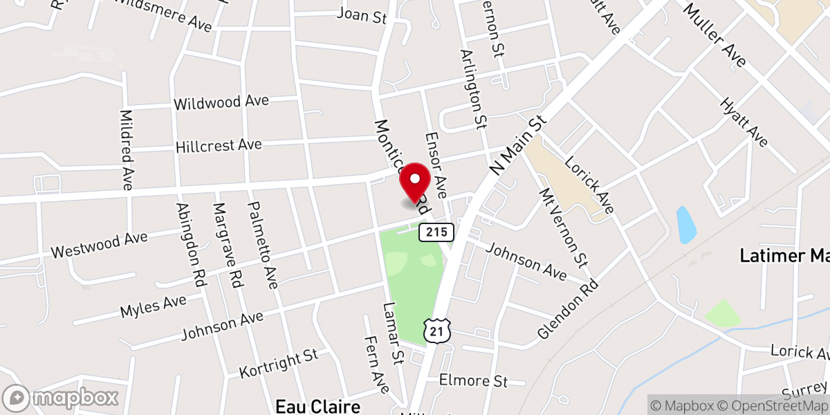 Map showing location of New Hope Deliverance Ministry