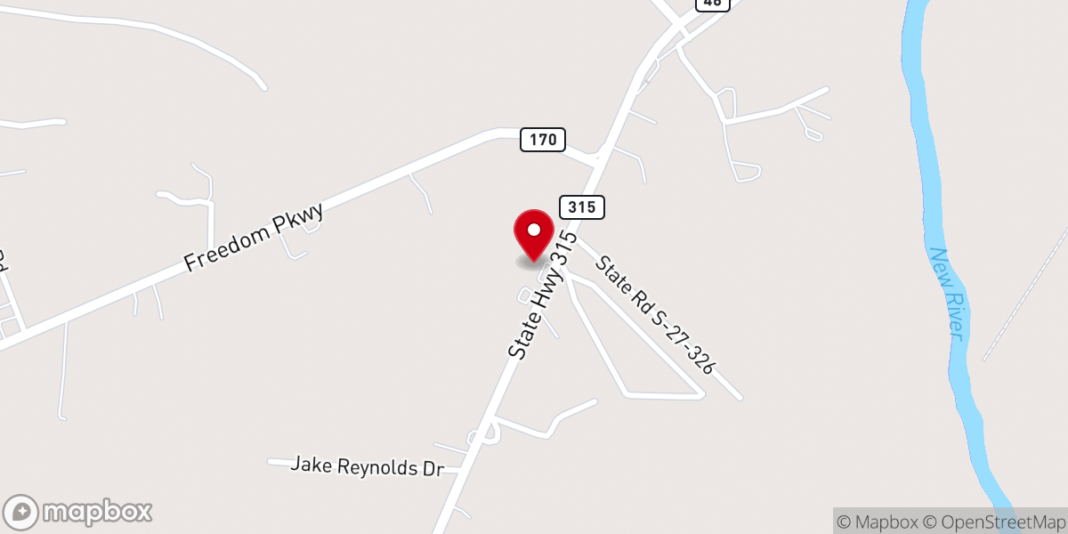 Map showing location of Greater Pentecostal Temple