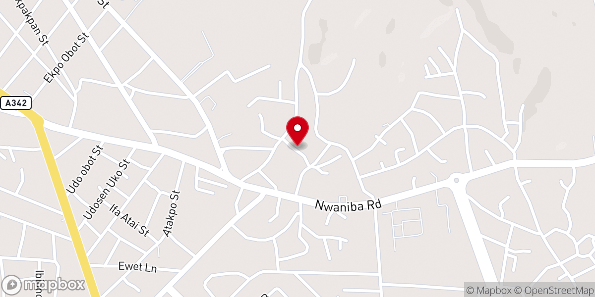 Map showing location of RCCG House Of Triumph