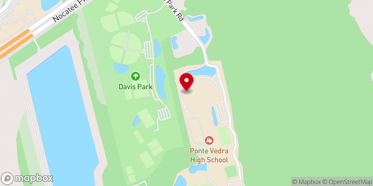Map showing location of The Church of Eleven22 - Ponte Vedra