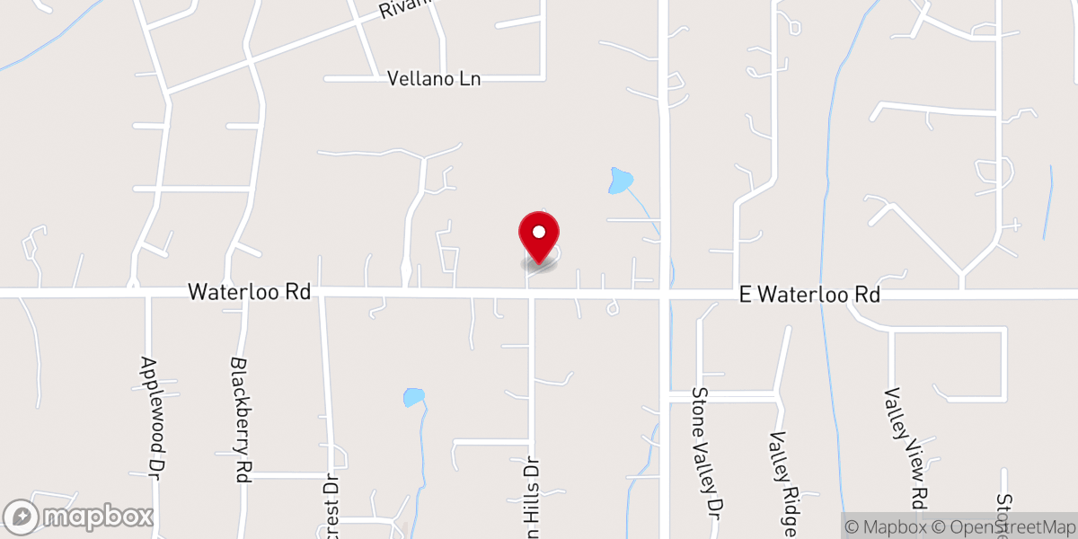 Map showing location of Calvary Chapel Cool Waters Inc of Edmond Oklahoma