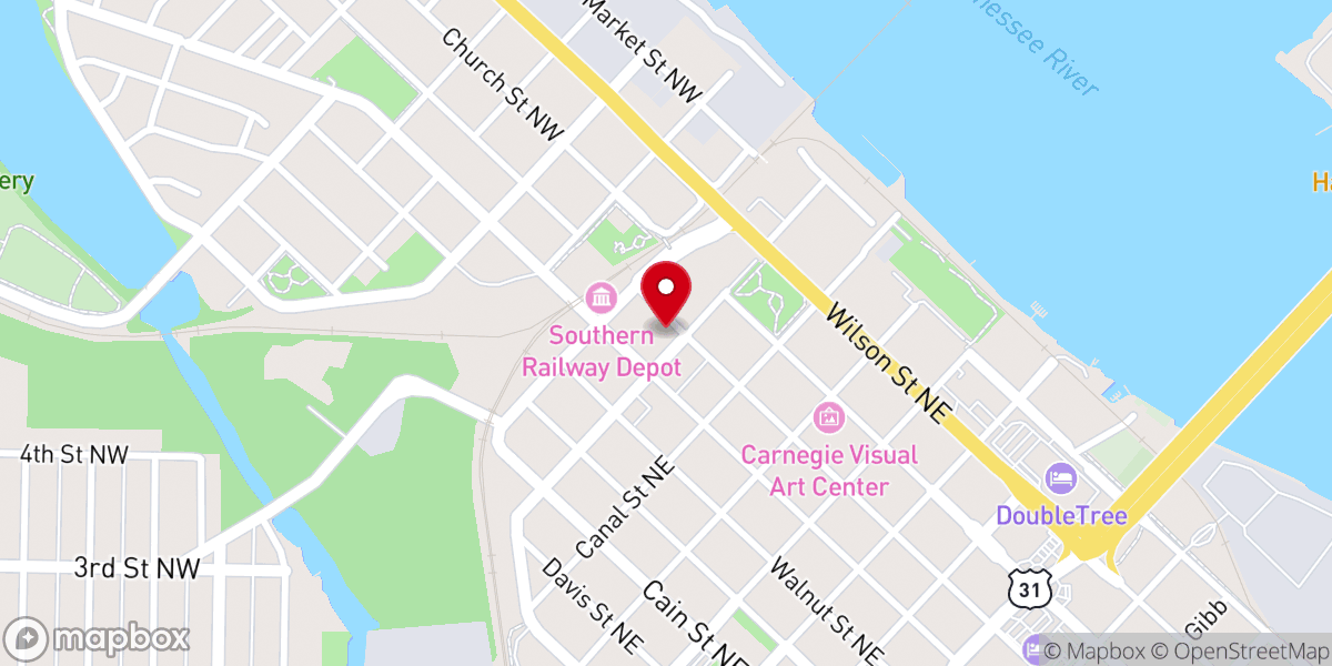 Map showing location of New Eden Church