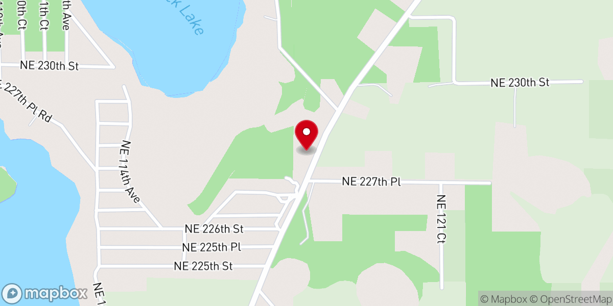 Map showing location of Lighthouse Church of Orange Springs