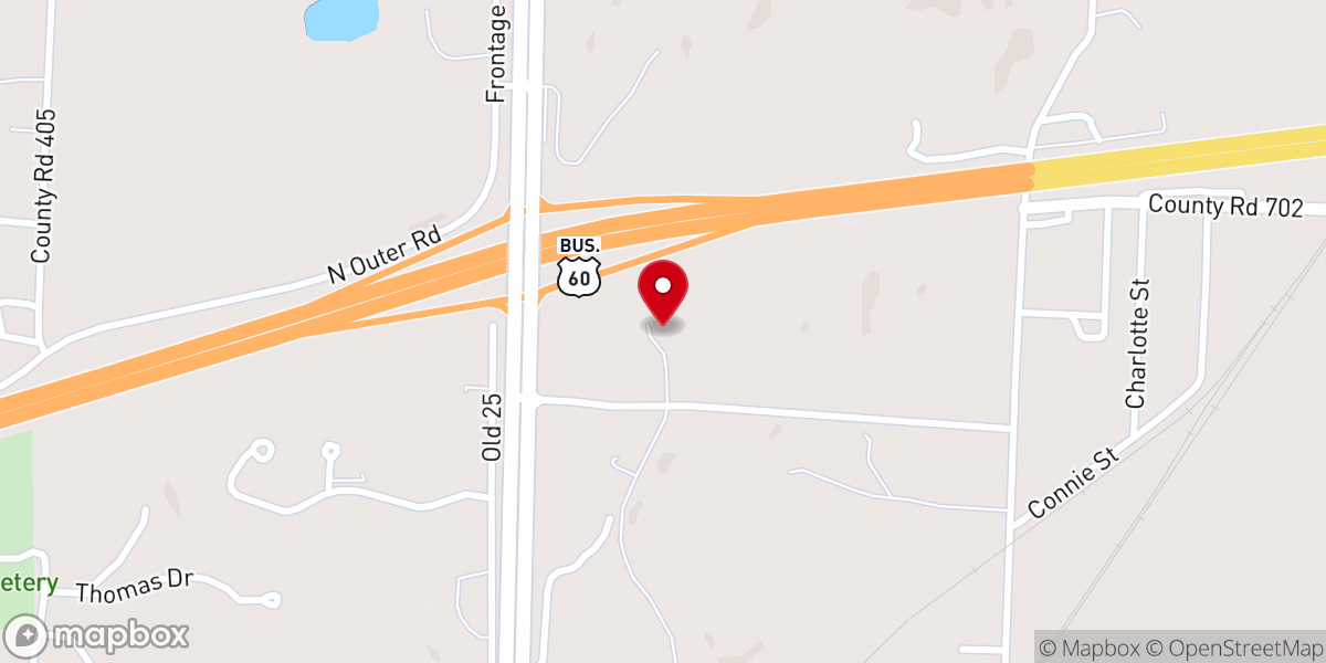 Map showing location of Lighthouse C. C. Ministries