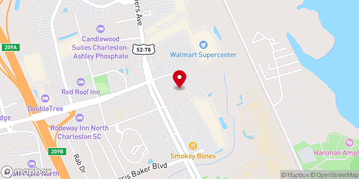 Map showing location of Mount Moriah Baptist Church