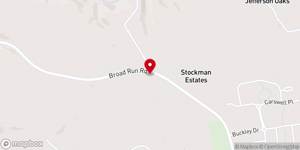 Map showing location of Jefferson Missionary Baptist Church