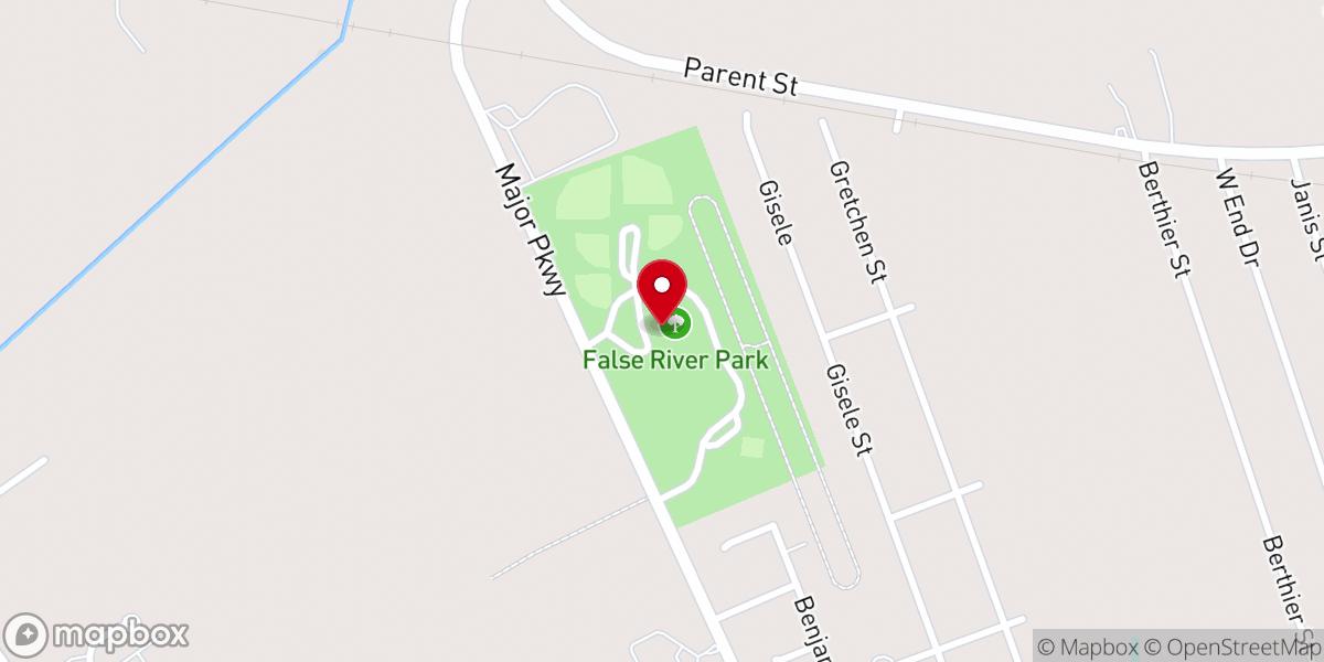 Map showing location of William H. Scott Civic Center