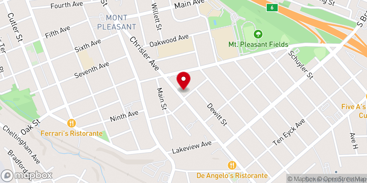 Map showing location of New Day Christian Empowerment Center