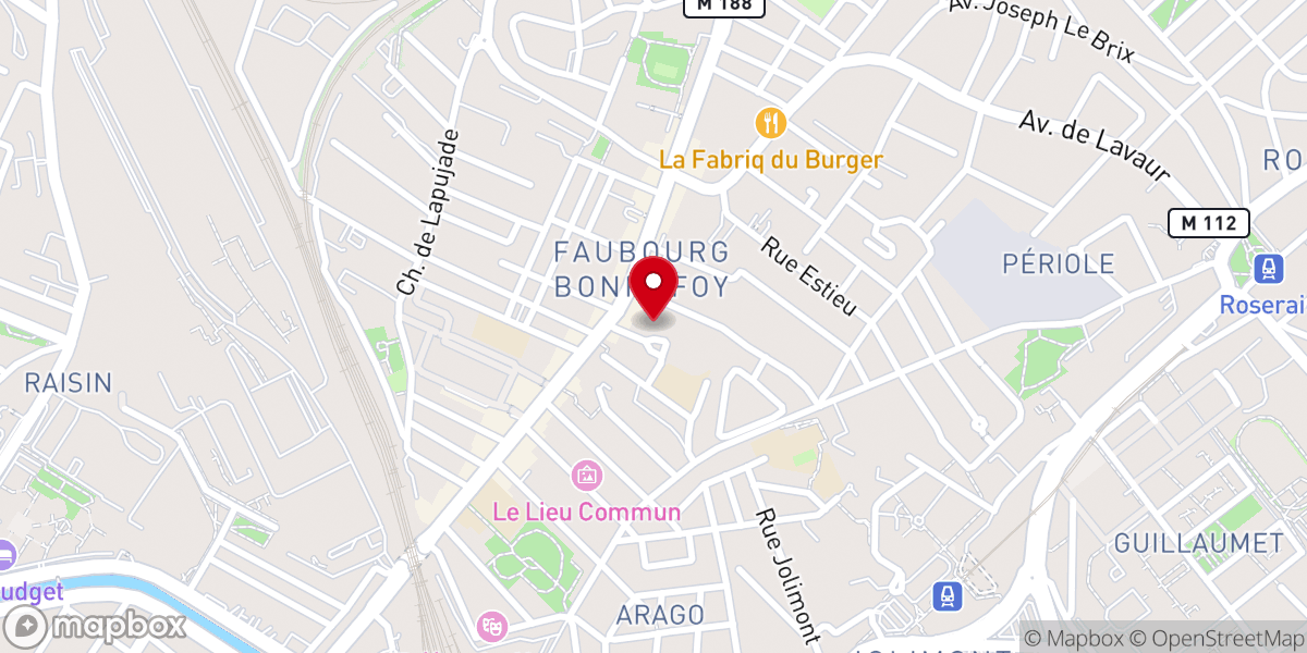 Map showing location of Saint Paul Apôtre
