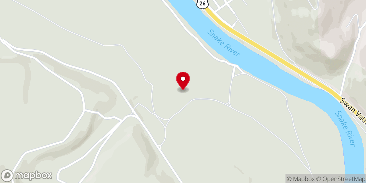 Map showing location of Sledding Hill