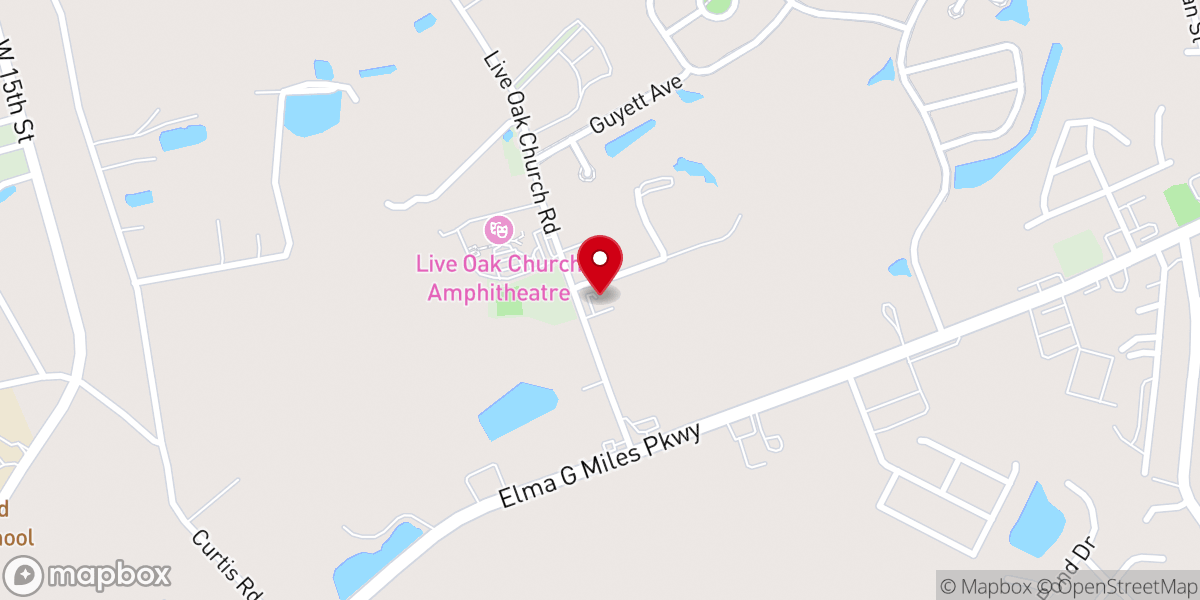 Map showing location of The Church Of Pentecost U.S.A Inc, P.I.W.C Hinesville Assembly