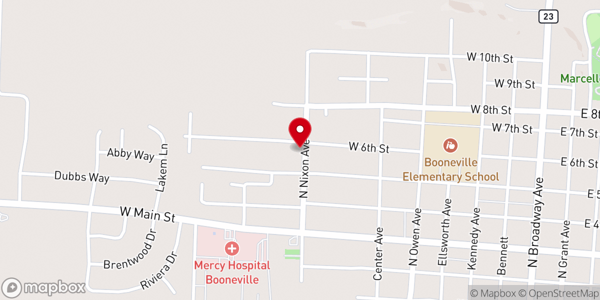 Map showing location of Full Gospel Christian Bible Church