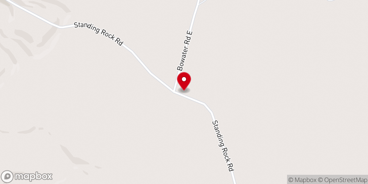 Map showing location of D O Beaty Church