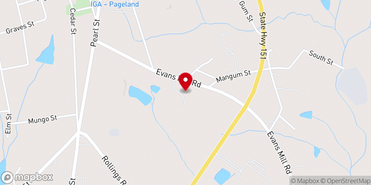 Map showing location of St Ernest Catholic Church