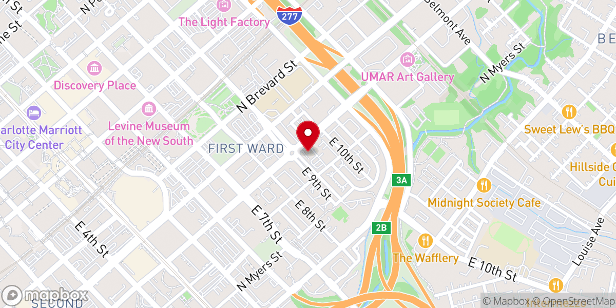 Map showing location of United House of Prayer