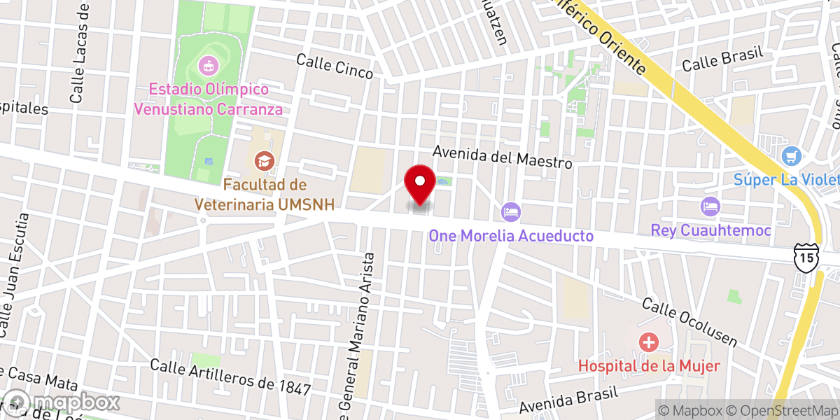 Map showing location of Santuario de El Santo Niño de La Salud