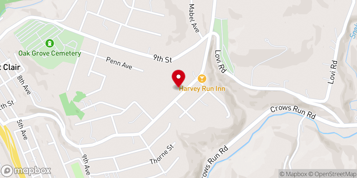 Map showing location of Freedom Pine Run Church of the Nazarene