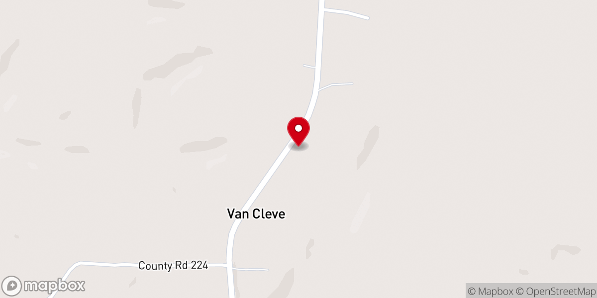 Map showing location of Ricker Memorial Nazarene Church