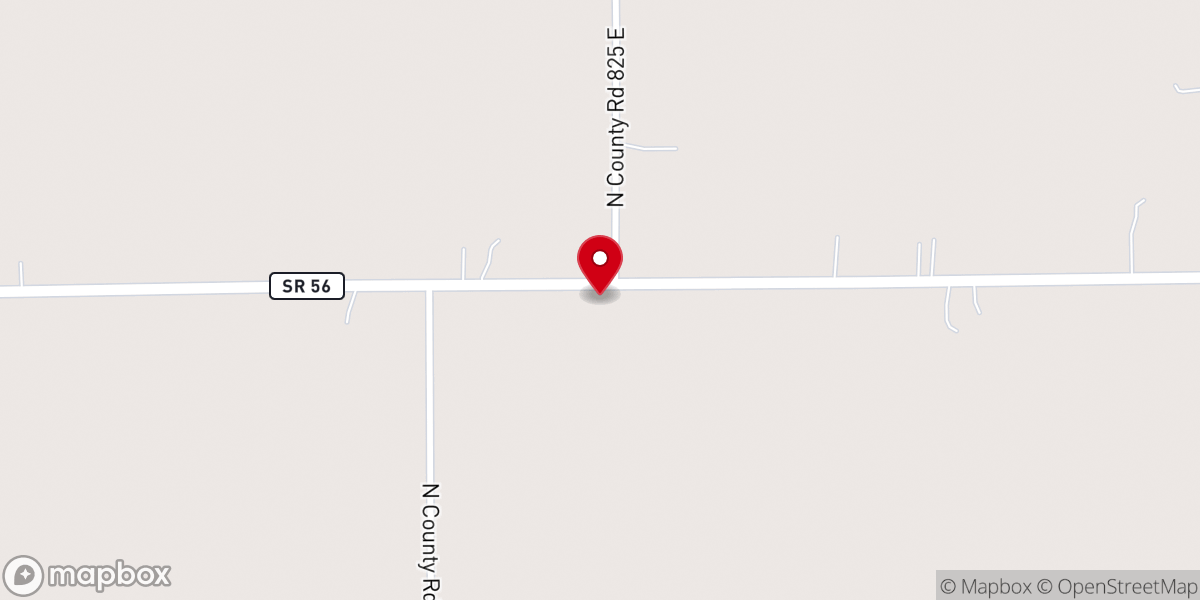 Map showing location of Vincent Church