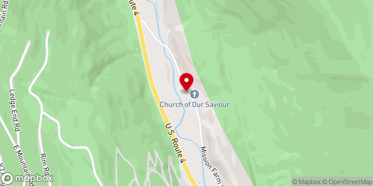 Map showing location of Chapel at Mission Farm