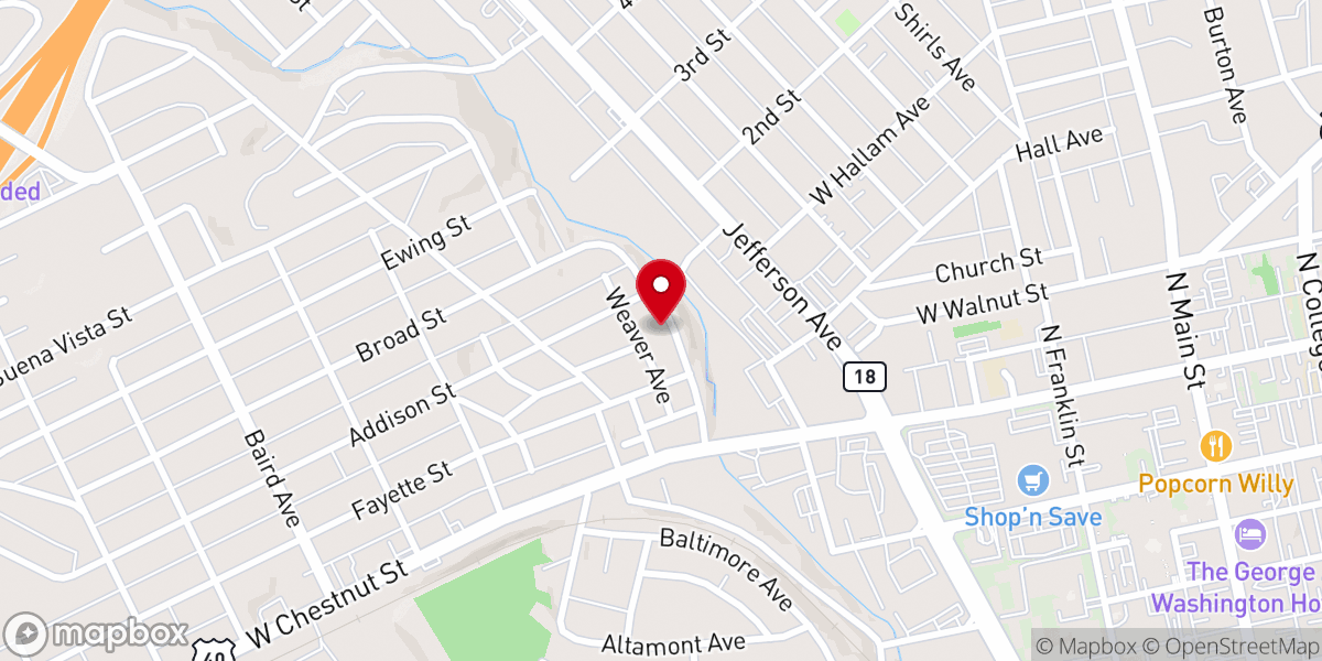 Map showing location of Kingdom Life Chapel