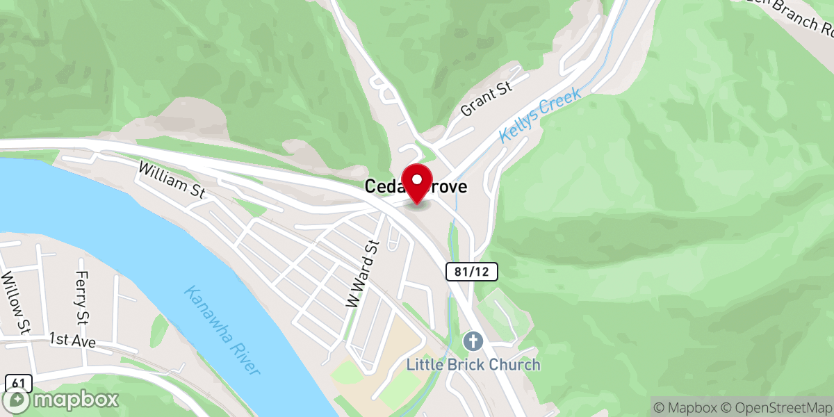 Map showing location of New Life Center