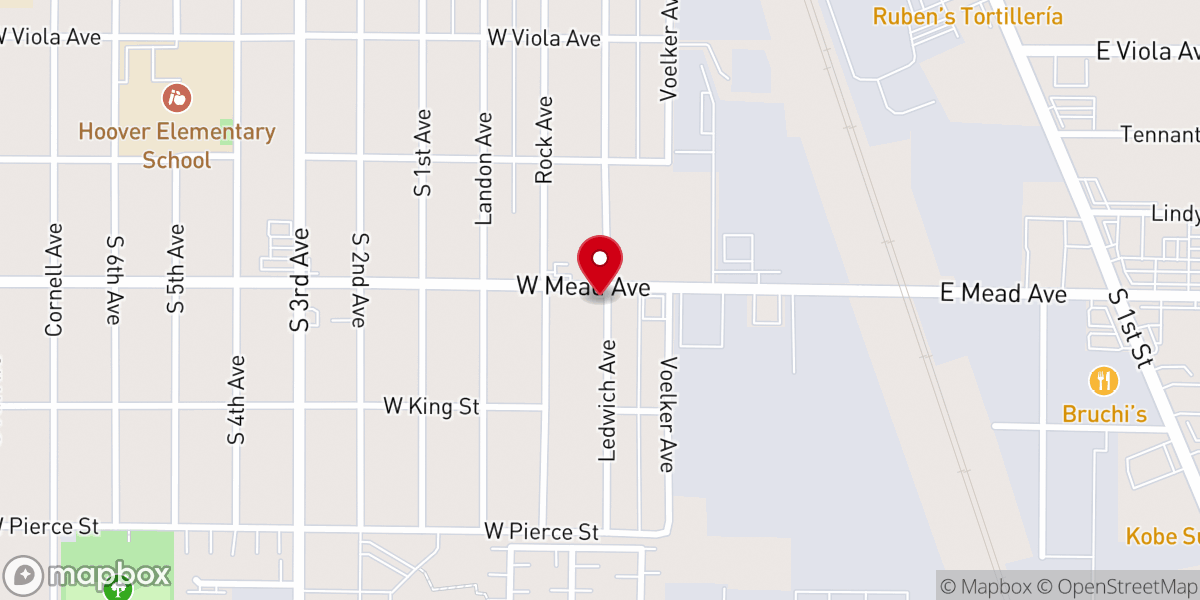 Map showing location of Iglesia Universal