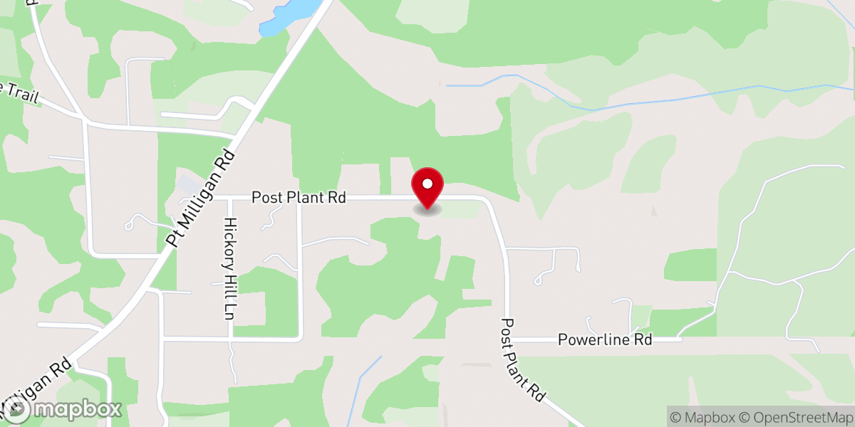 Map showing location of Saint Matthew Primitive Baptist Church