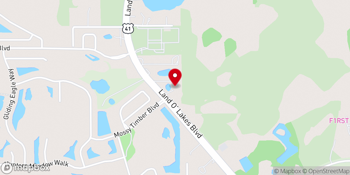 Map showing location of Duncheon's Nursery/Treemart North