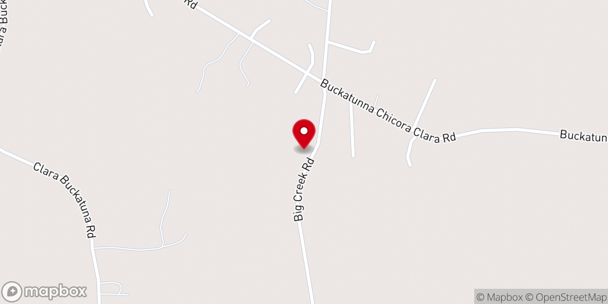 Map showing location of Clara First Church of God