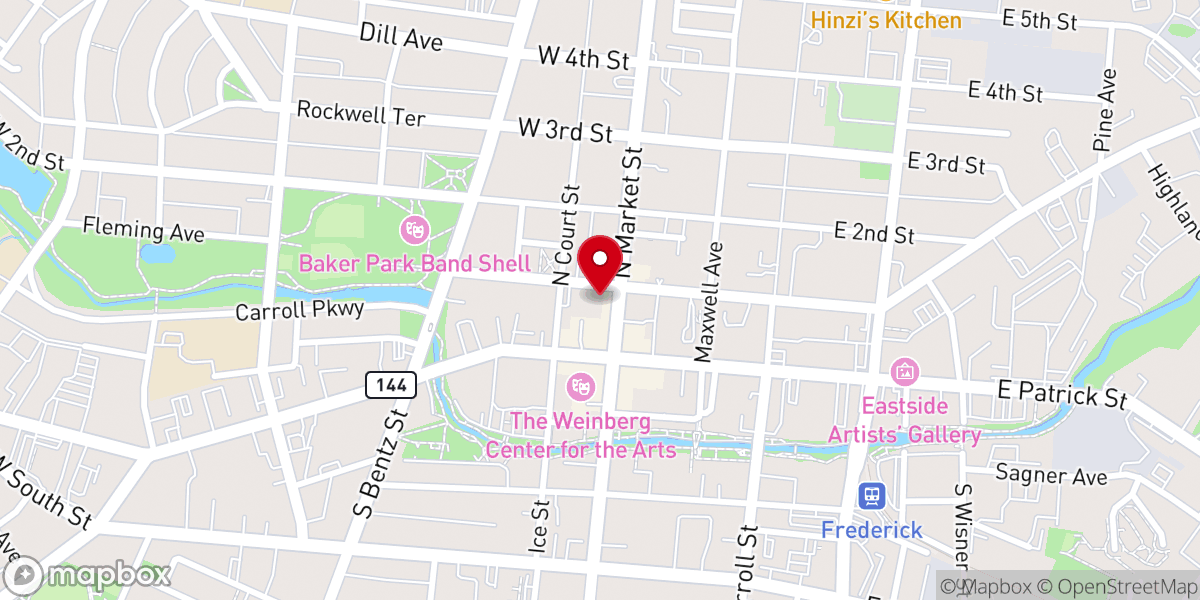Map showing location of Trinity Chapel