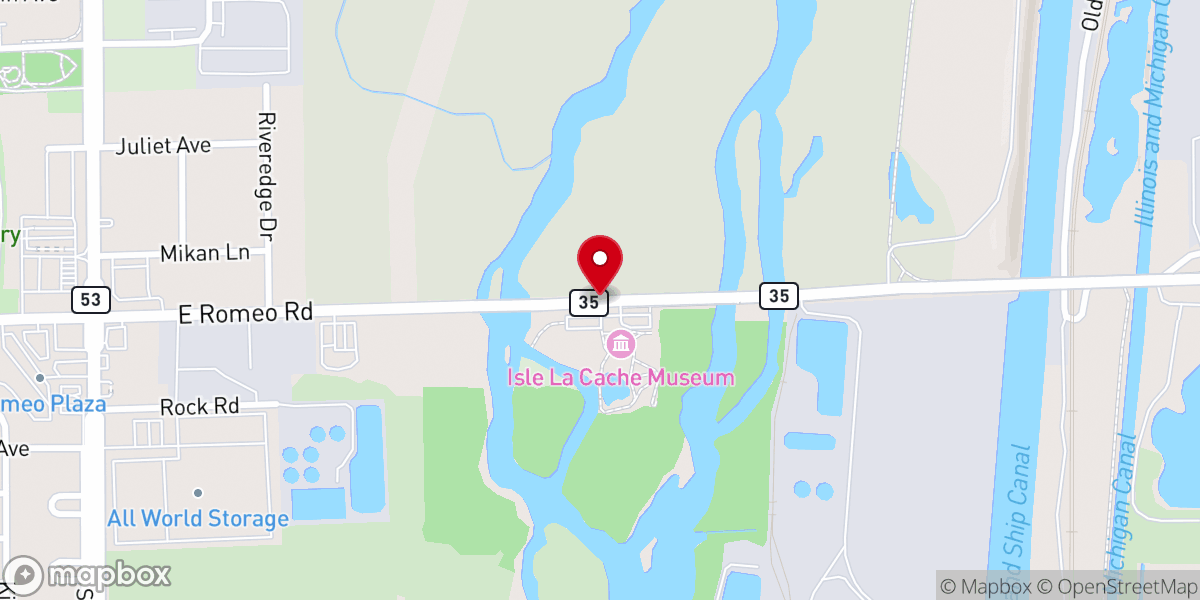 Map showing location of Live Him Ministries Inc