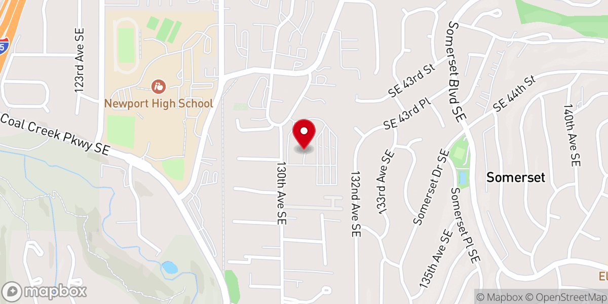 Map showing location of St. Madeleine Sophie Catholic Parish