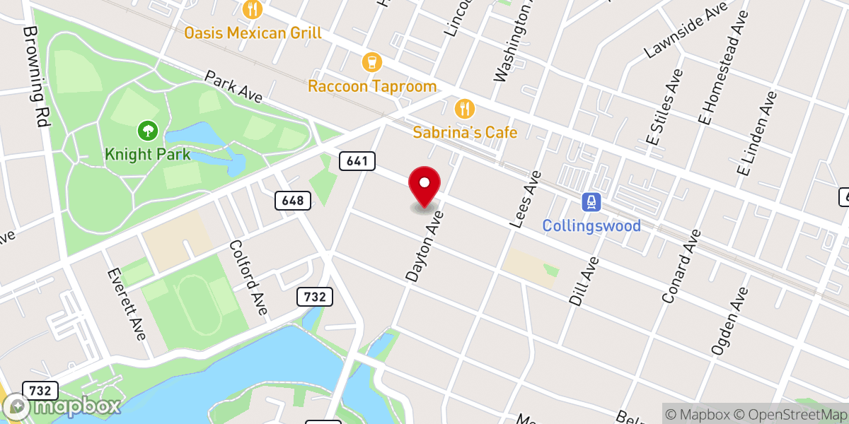 Map showing location of First United Methodist Church