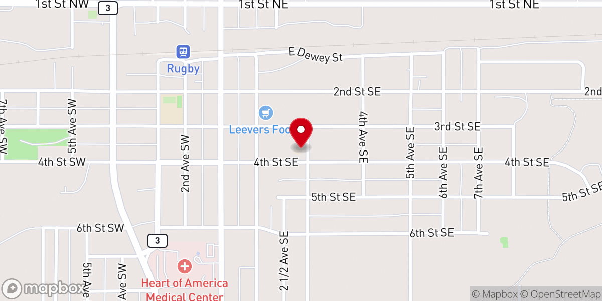 Map showing location of Little Flower School