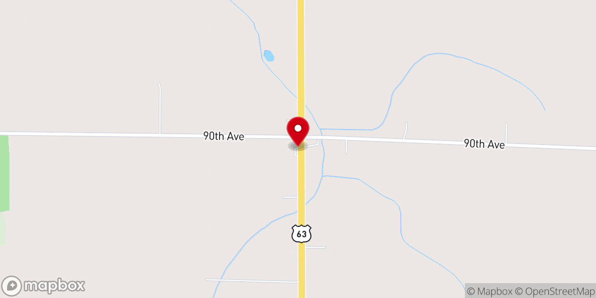 Map showing location of Baldwin Christian School
