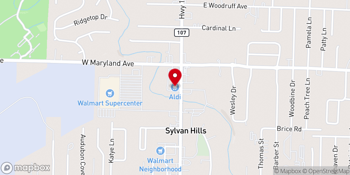 Map showing location of Hope House