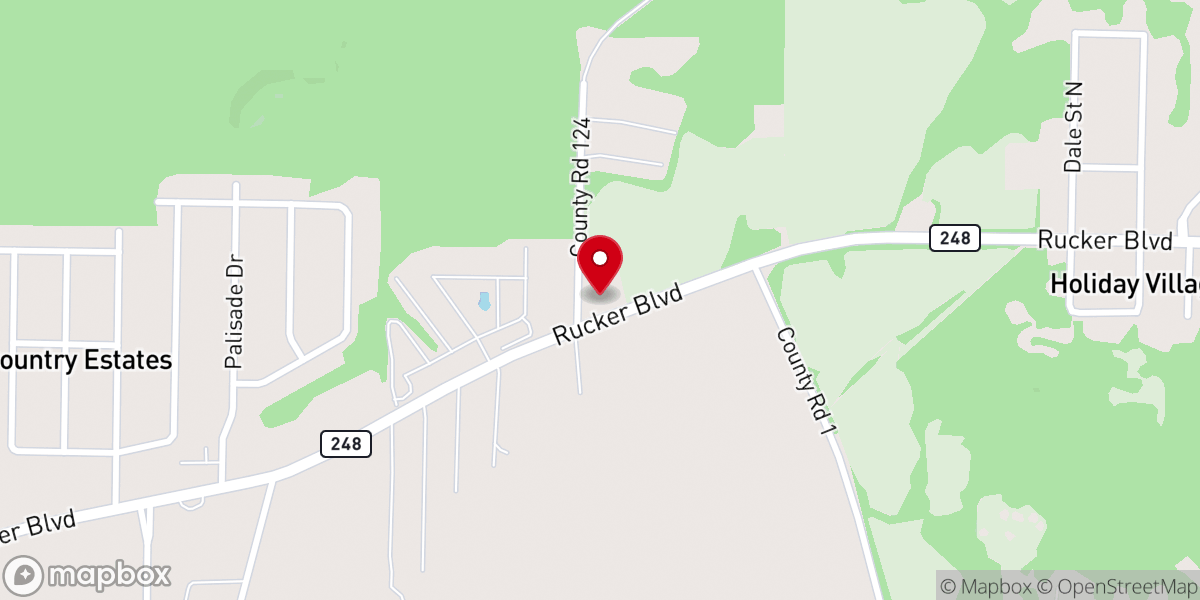Map showing location of Macedonia Baptist Church