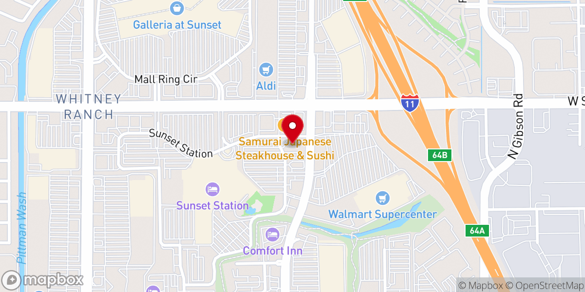 Map showing location of Faith Life Family Church