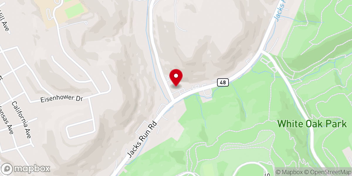 Map showing location of Bridge City Church - White Oak