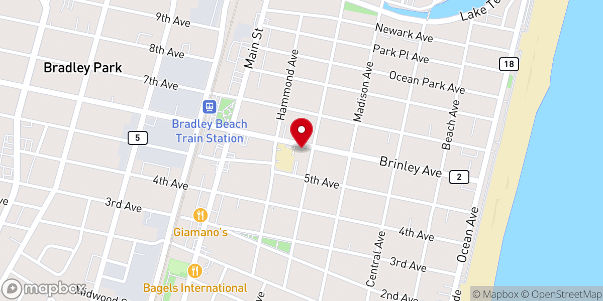 Map showing location of Parish of St. Teresa of Calcutta