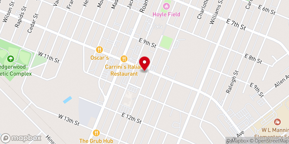 Map showing location of Iglesia Pentedospal La Biblea