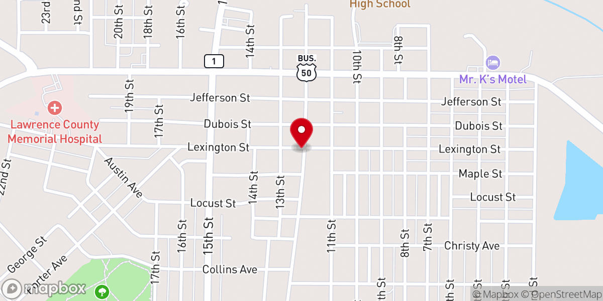 Map showing location of First Methodist Church of Lawrenceville