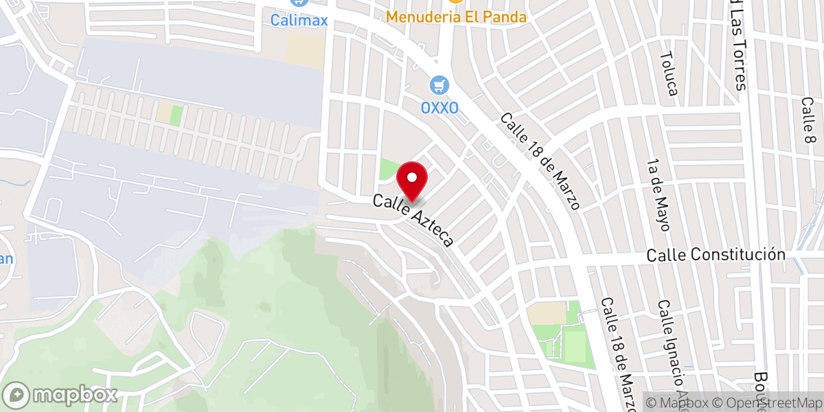 Map showing location of IGLESIA LA VOZ DEL ESPIRITU SANTO