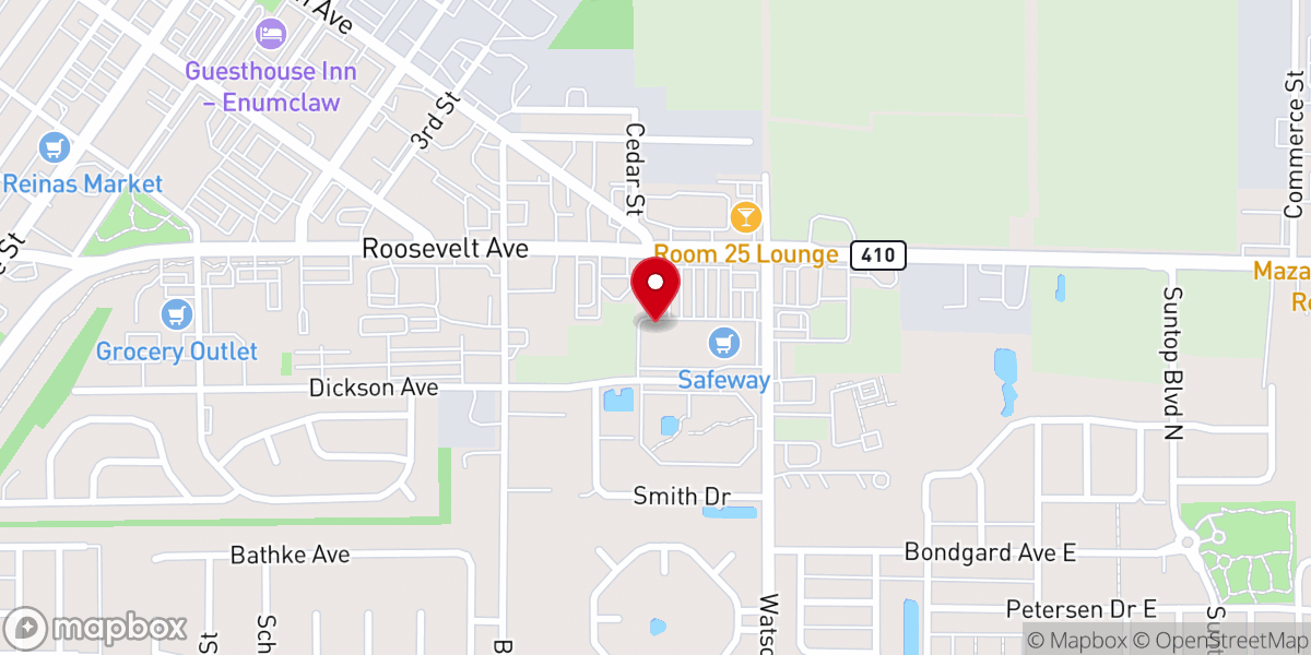 Map showing location of New Spirit Church