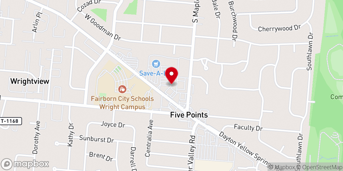 Map showing location of New Testament Christian Church