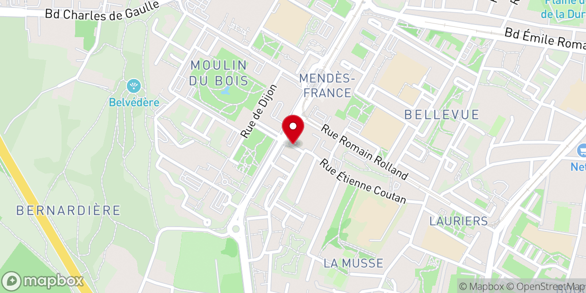 Map showing location of Centre Chrétien Maison De Grâce Nantes